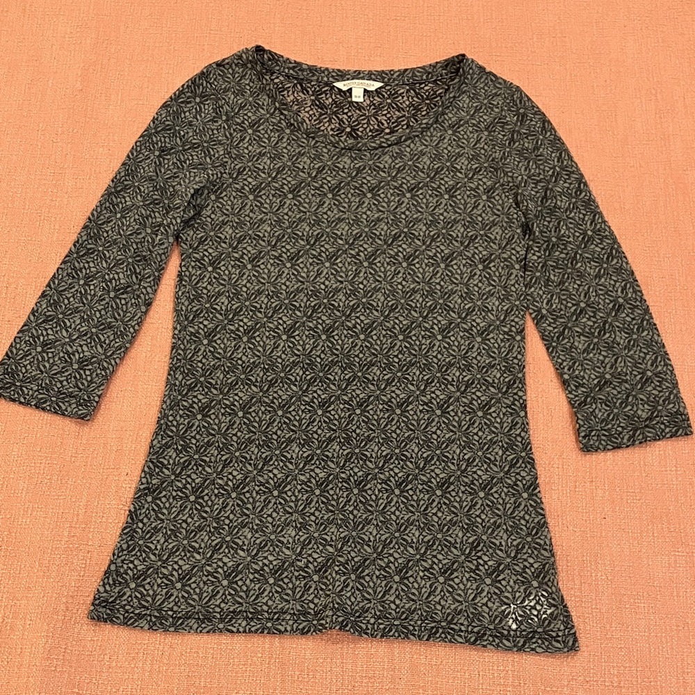 Roots med wm’s slightly sheer Patterned Blouse